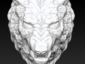 wild dog wolf 3D-printmodel