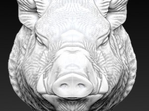wild boar pig 3D Print Model
