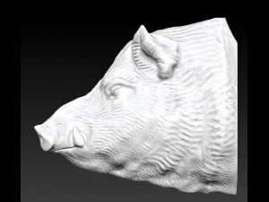 wild boar pig 3D प्रिंट मॉडल