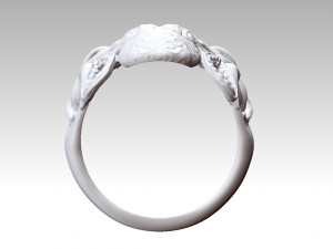 octopus fashion high detailed jewellery ring Modèle 3D