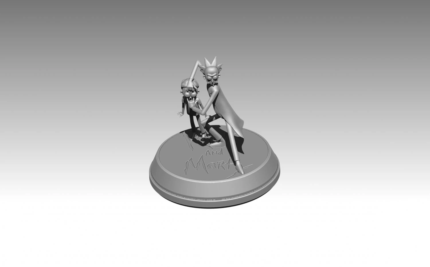 Ricky 3D Print Model .c4d .max .obj .3ds .fbx .stl .blend 