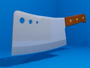 meat cleaver 3D 模型