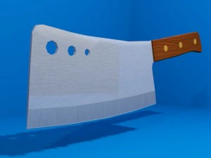 mannaia da carne Modello 3D