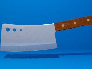 meat cleaver 3Dモデル