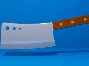 고기 식칼 3D 모델