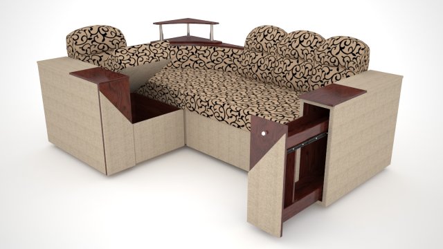 sofa kair 3Dモデル .c4d .max .obj .3ds .fbx .stl .blend 