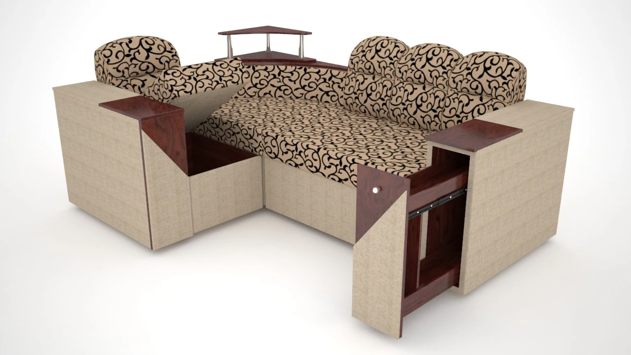 sofa kair 3D Model .c4d .max .obj .3ds .fbx .stl .blend 