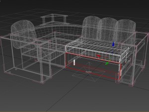 sofa kair 3Dモデル
