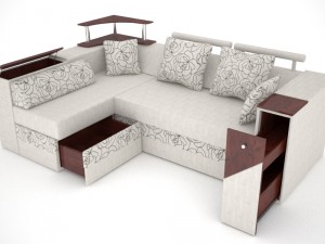 sofa oksford 3D Model