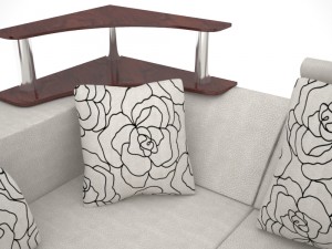 sofa oksford Modelo 3D