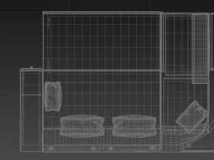 소파 옥스퍼드 3D 모델