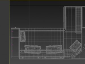 sofa oksford lumins 3D Modell
