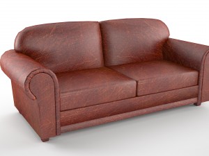 sofa low-poly 3D Model