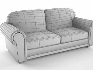 sofa low-poly 3D Model
