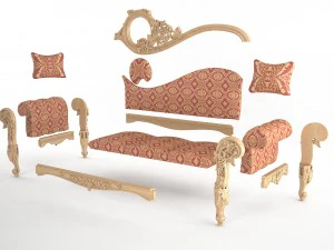 sofa georgia prestige 3D Model