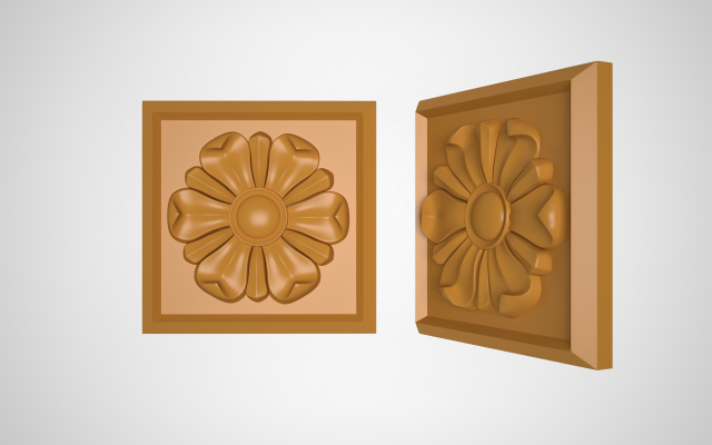 decorative element Model 3D .c4d .max .obj .3ds .fbx .stl .blend 