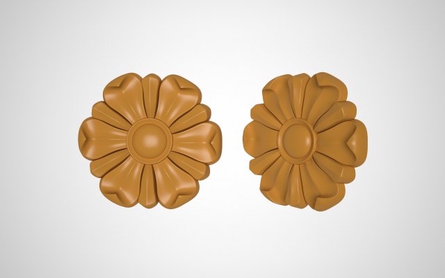 Decorative element 3D Model .c4d .max .obj .3ds .fbx .stl .blend 