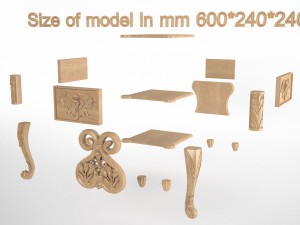 The curbstone is an entrance hall Model 3D