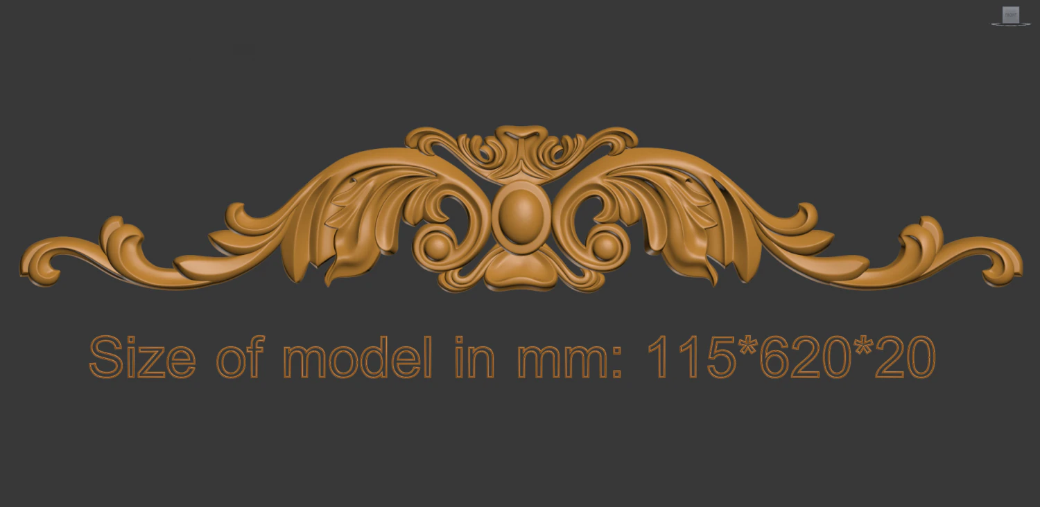 decorative element 3D Print Model .c4d .max .obj .3ds .fbx .stl .blend