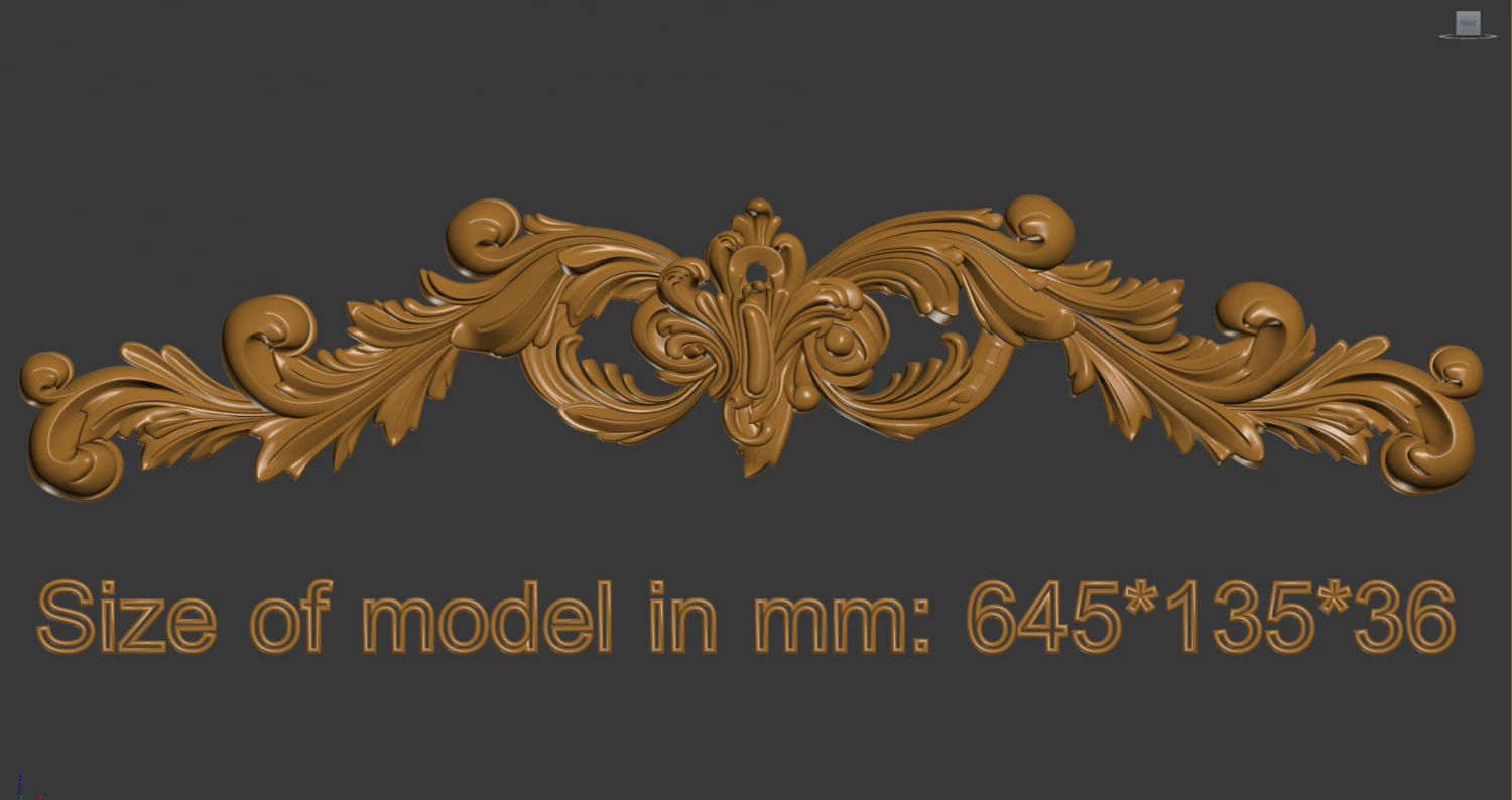 decoration element 3D Print Model .c4d .max .obj .3ds .fbx .stl .blend 