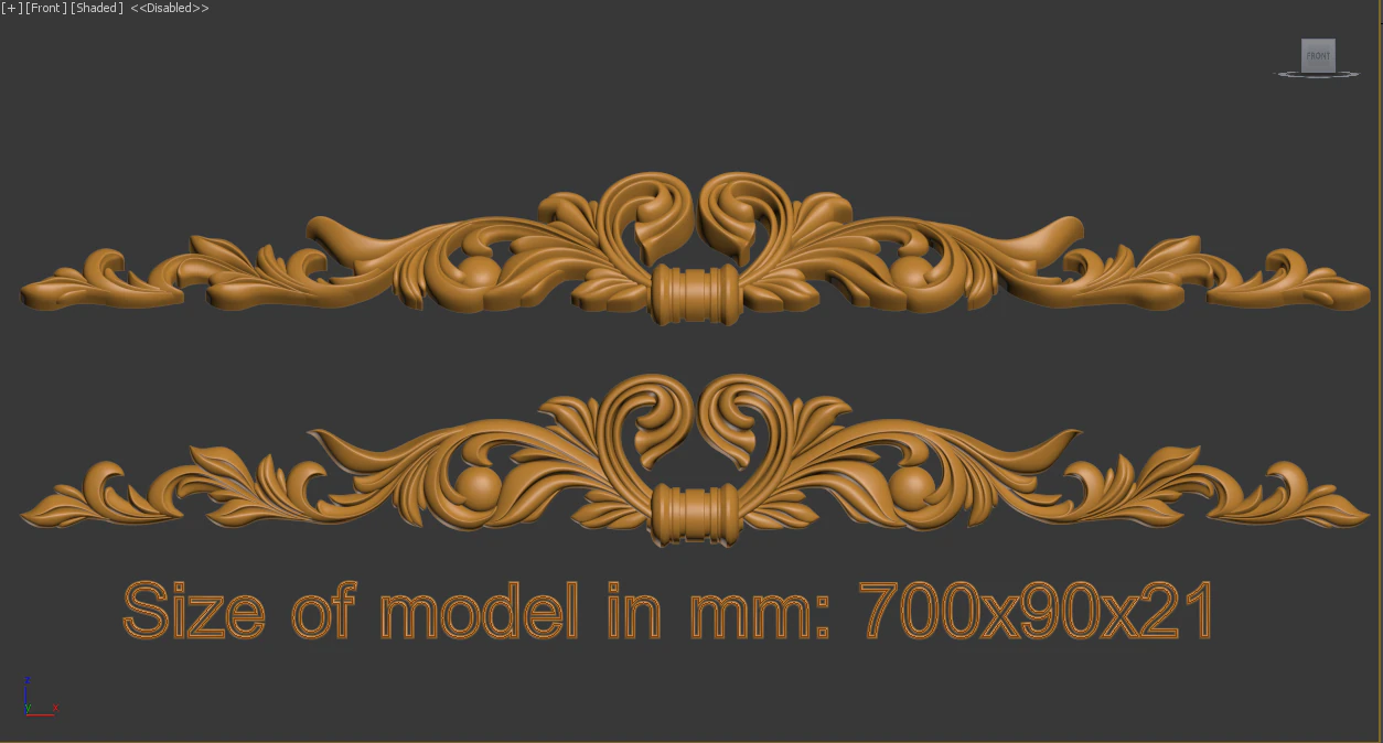 decorative element 3D Print Model .c4d .max .obj .3ds .fbx .stl .blend 