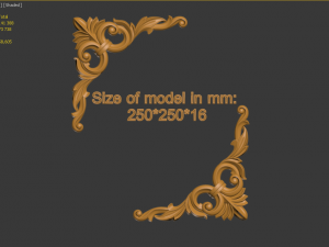 decorative element 3D-printmodel