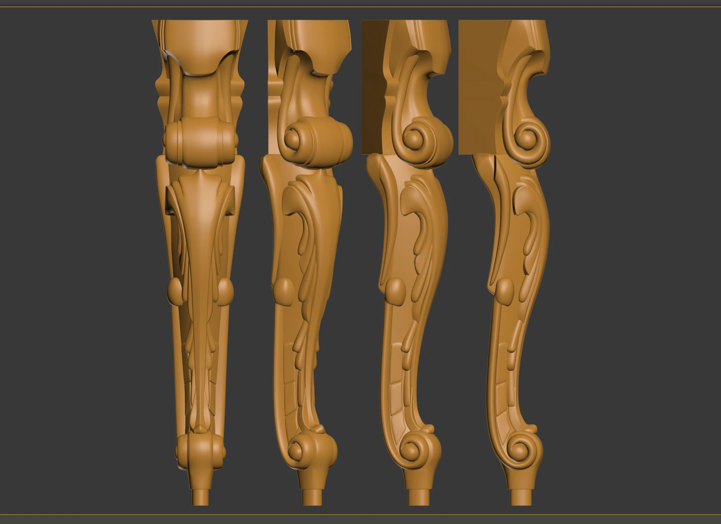 decorative element 3D Print Model .c4d .max .obj .3ds .fbx .stl .blend 