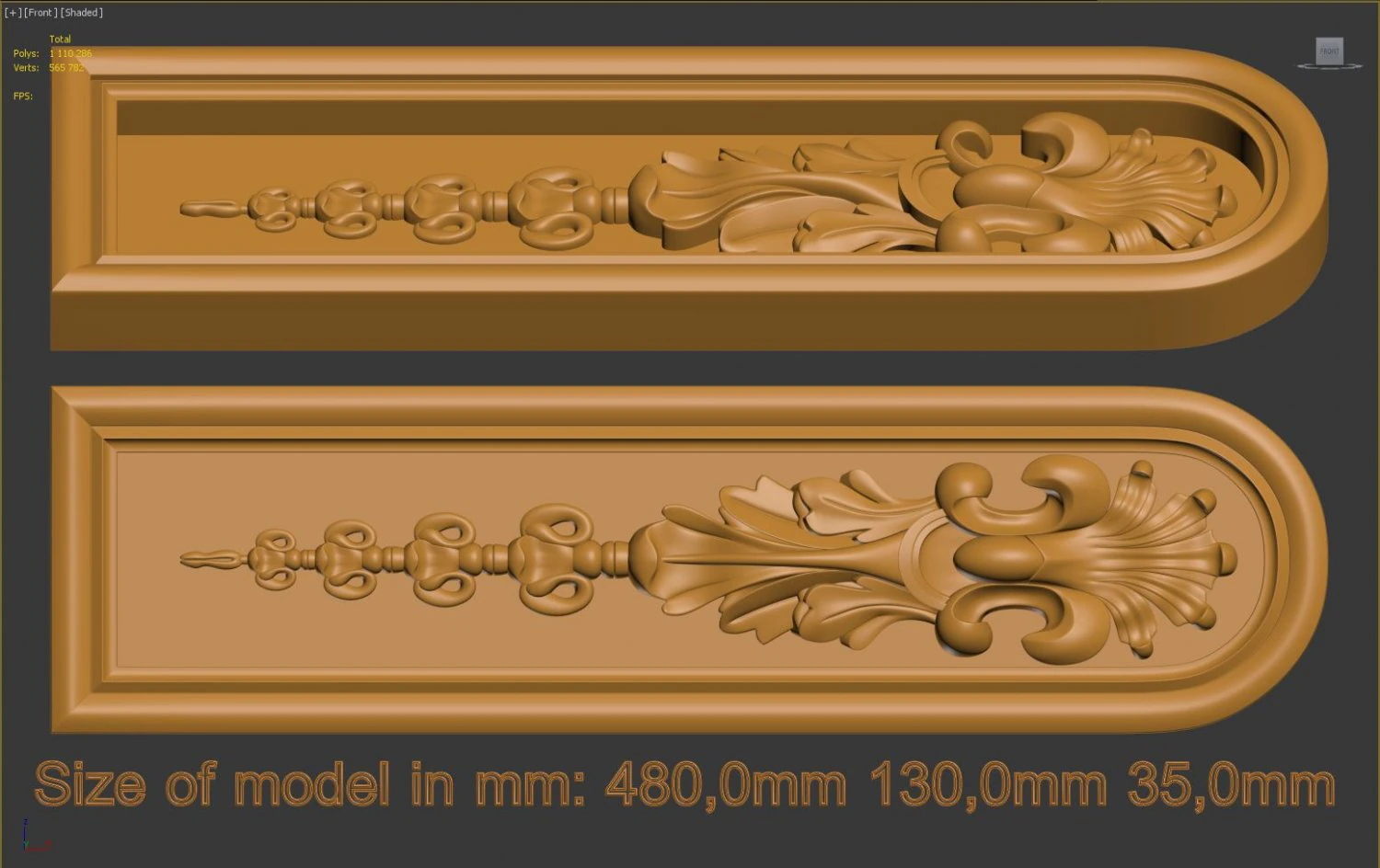 decoration element 3D Print Model .c4d .max .obj .3ds .fbx .stl .blend