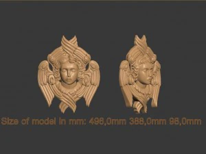 装饰元素 3D 打印模型