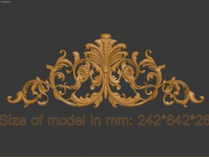 装饰元素 3D 打印模型