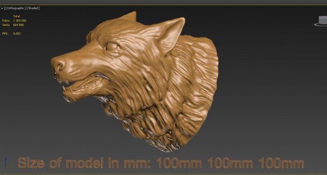 dog 3D Print Model .c4d .max .obj .3ds .fbx .stl .blend 