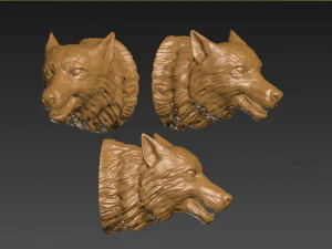 cachorro Modelo de Impressão 3D