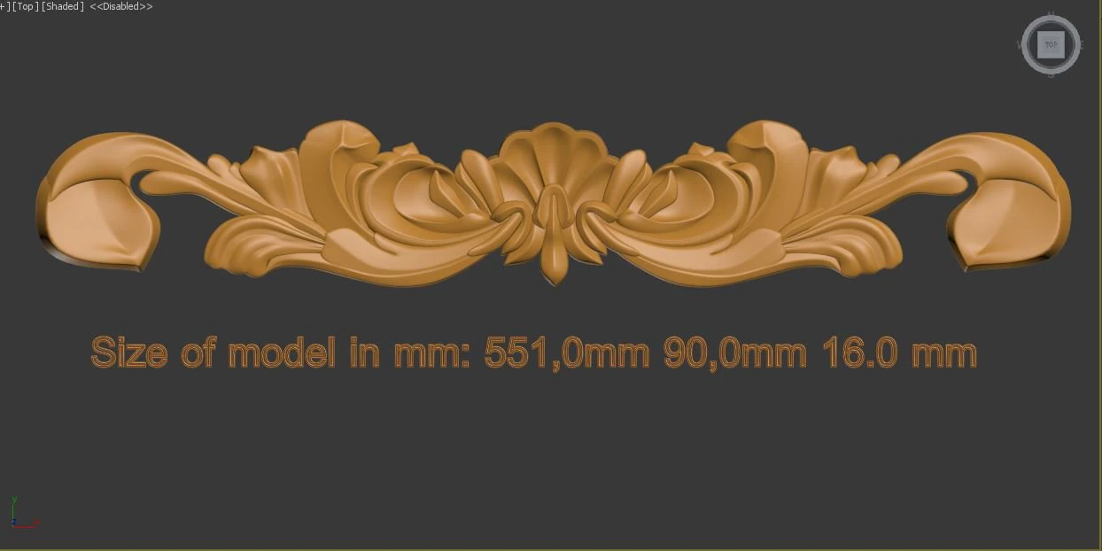 decorative element 3D Print Model .c4d .max .obj .3ds .fbx .stl .blend 