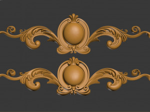 decorative element Modelo de Impressão 3D
