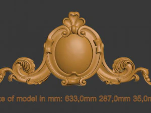 装饰元素 3D 打印模型