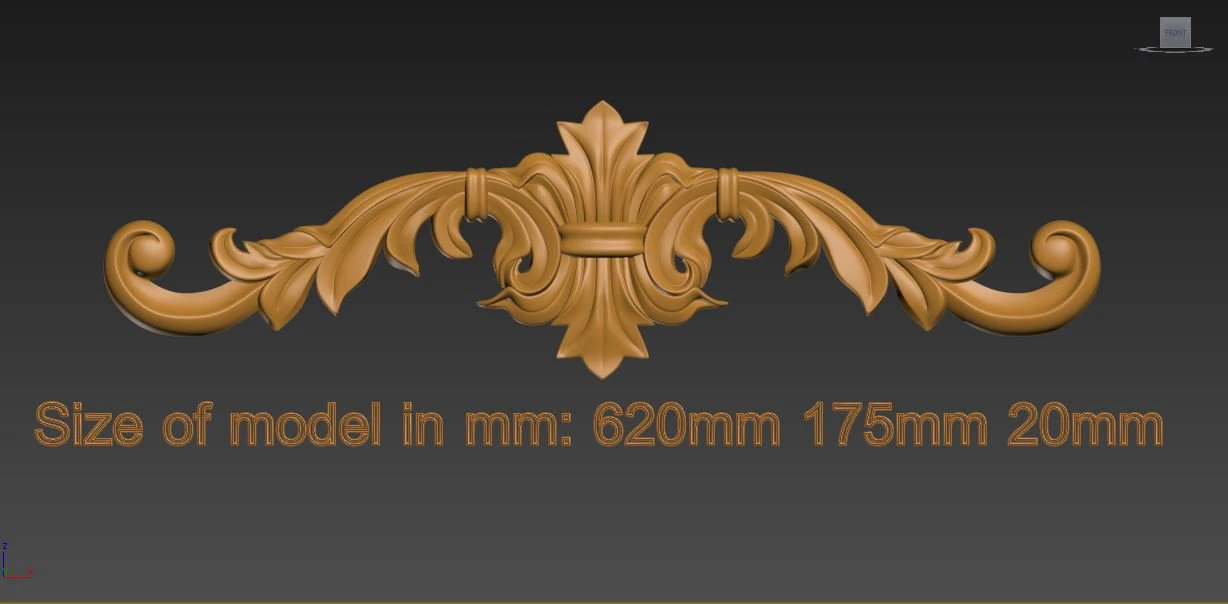 decorative element 3D Print Model .c4d .max .obj .3ds .fbx .stl .blend 