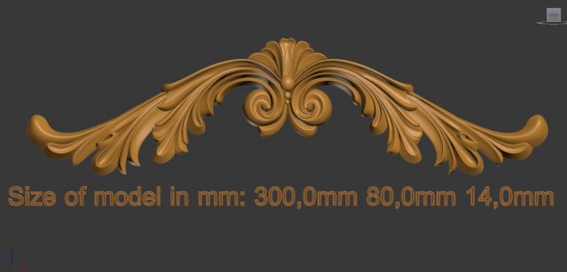 decorative element Model do druku 3D .c4d .max .obj .3ds .fbx .stl .blend 