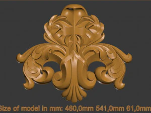 装饰元素 3D 打印模型