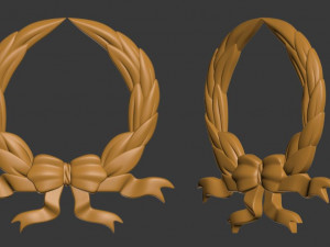 Decorative element 3D-printmodel