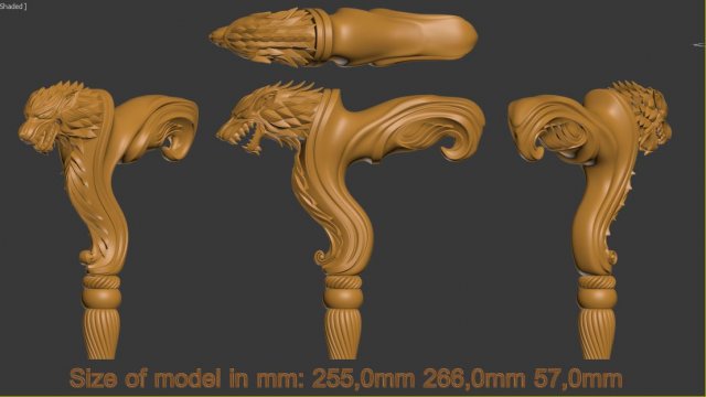 decorative element 3D Baskı Modeli .c4d .max .obj .3ds .fbx .stl .blend 