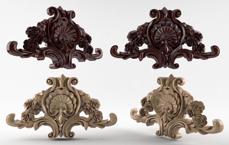 Decorative element 3D प्रिंट मॉडल .c4d .max .obj .3ds .fbx .stl .blend