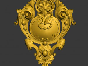 装饰元素 3D 打印模型