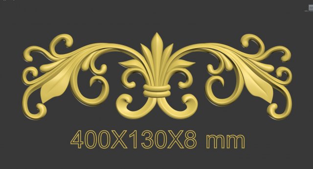 Decorative element 3Dプリントモデル .c4d .max .obj .3ds .fbx .stl .blend 