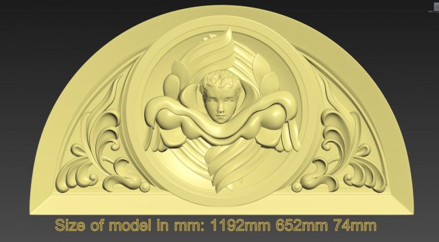 Decorative element 3Dプリントモデル .c4d .max .obj .3ds .fbx .stl .blend 