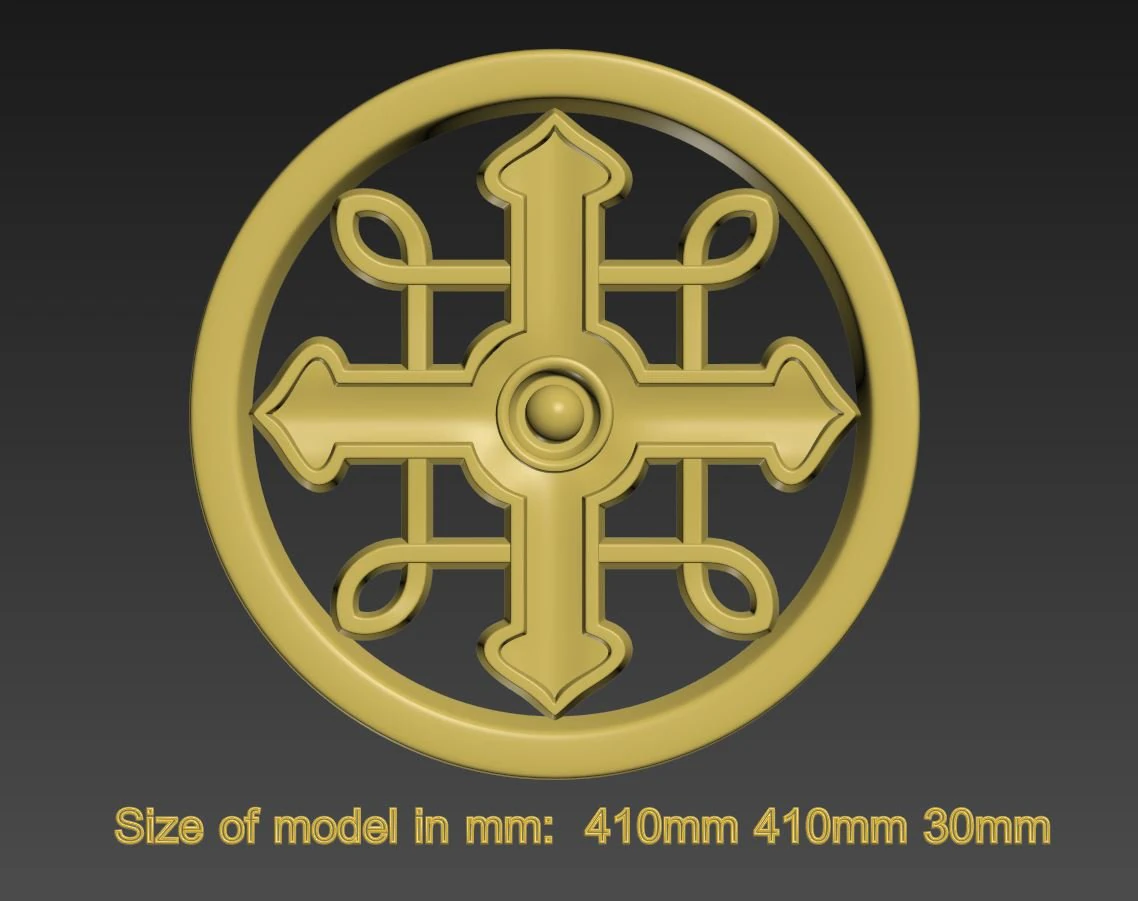 Decorative element 3D Print Model .c4d .max .obj .3ds .fbx .stl .blend 