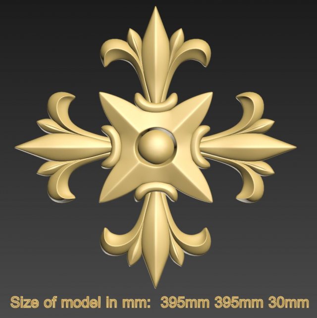 Decorative element Modelo de Impressão 3D .c4d .max .obj .3ds .fbx .stl .blend 