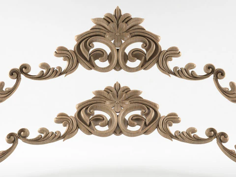 Elemento decorativo Modello di stampa 3D