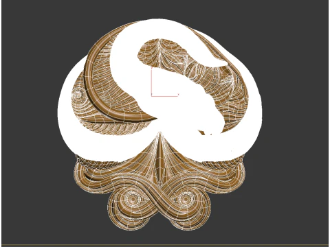 Decorative element Snake 3D Print Model
