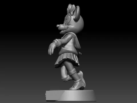 Minnie Mouse 3D Print Model