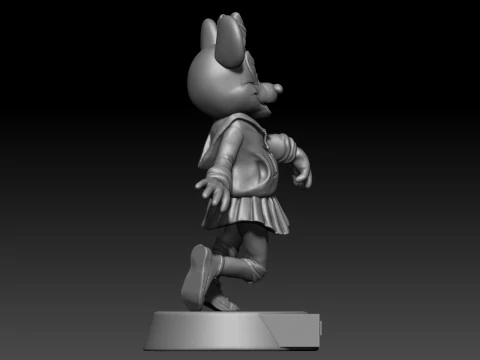 Minnie Mouse 3D Print Model